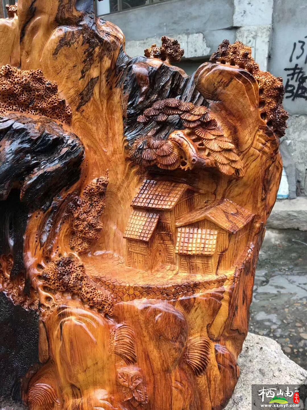 老挝黄花梨精品木雕