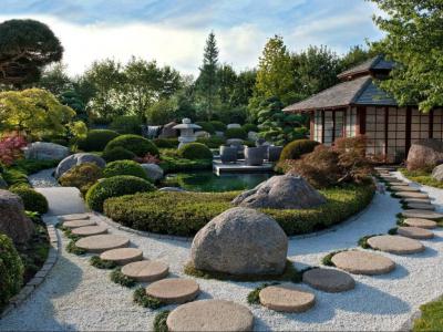 日式别墅景观园林设计