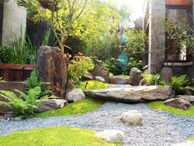 私家庭院花园设计怎么与自然相协调