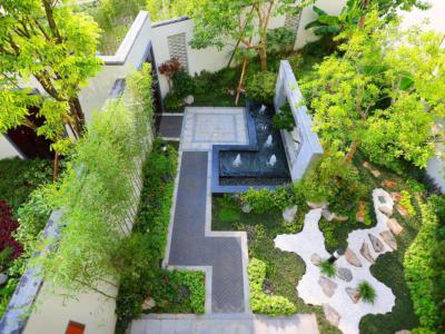 别墅花园设计与构筑物装饰方法